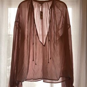 Light mauve blouse from Express